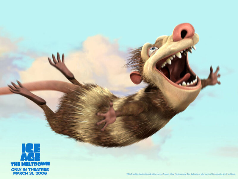 Scrat in the sky