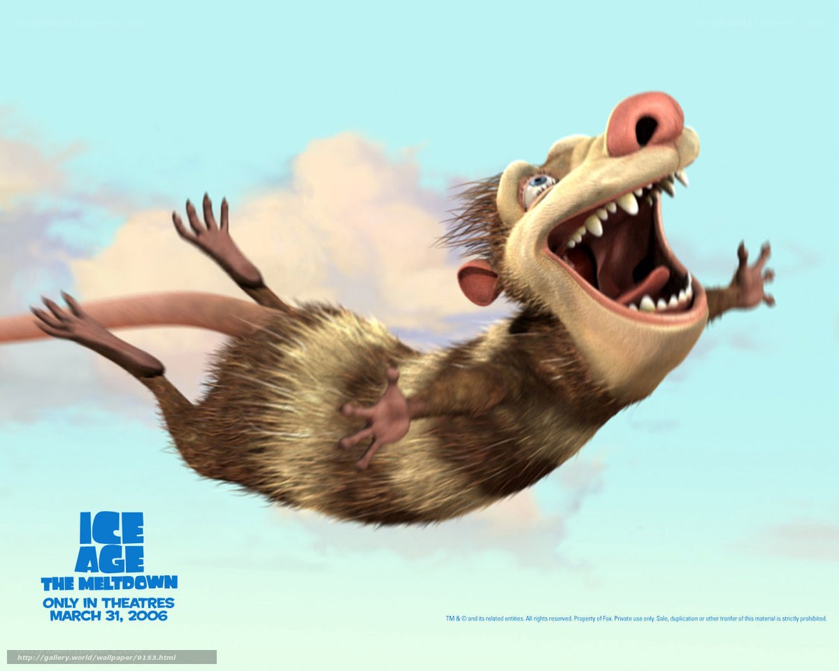 Scrat in the sky