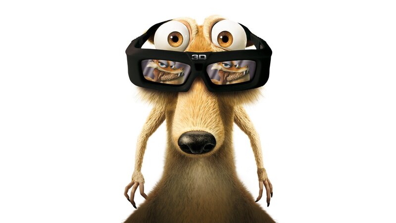 Scrat with 3D glasses