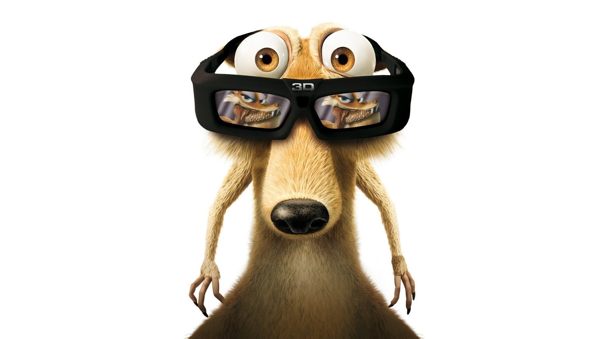 Scrat with 3D glasses