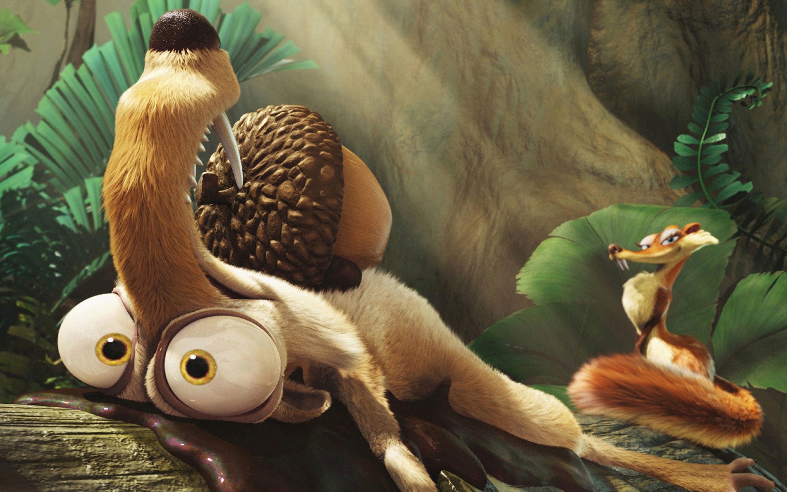 Scrat with a giant acorn