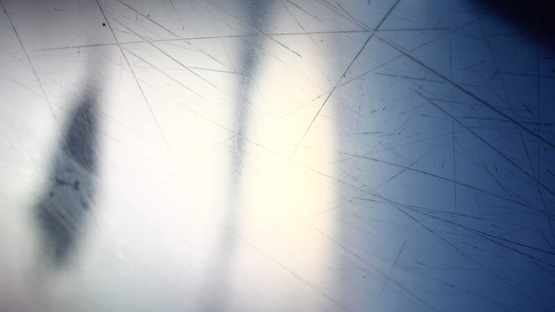 scratched metal surface