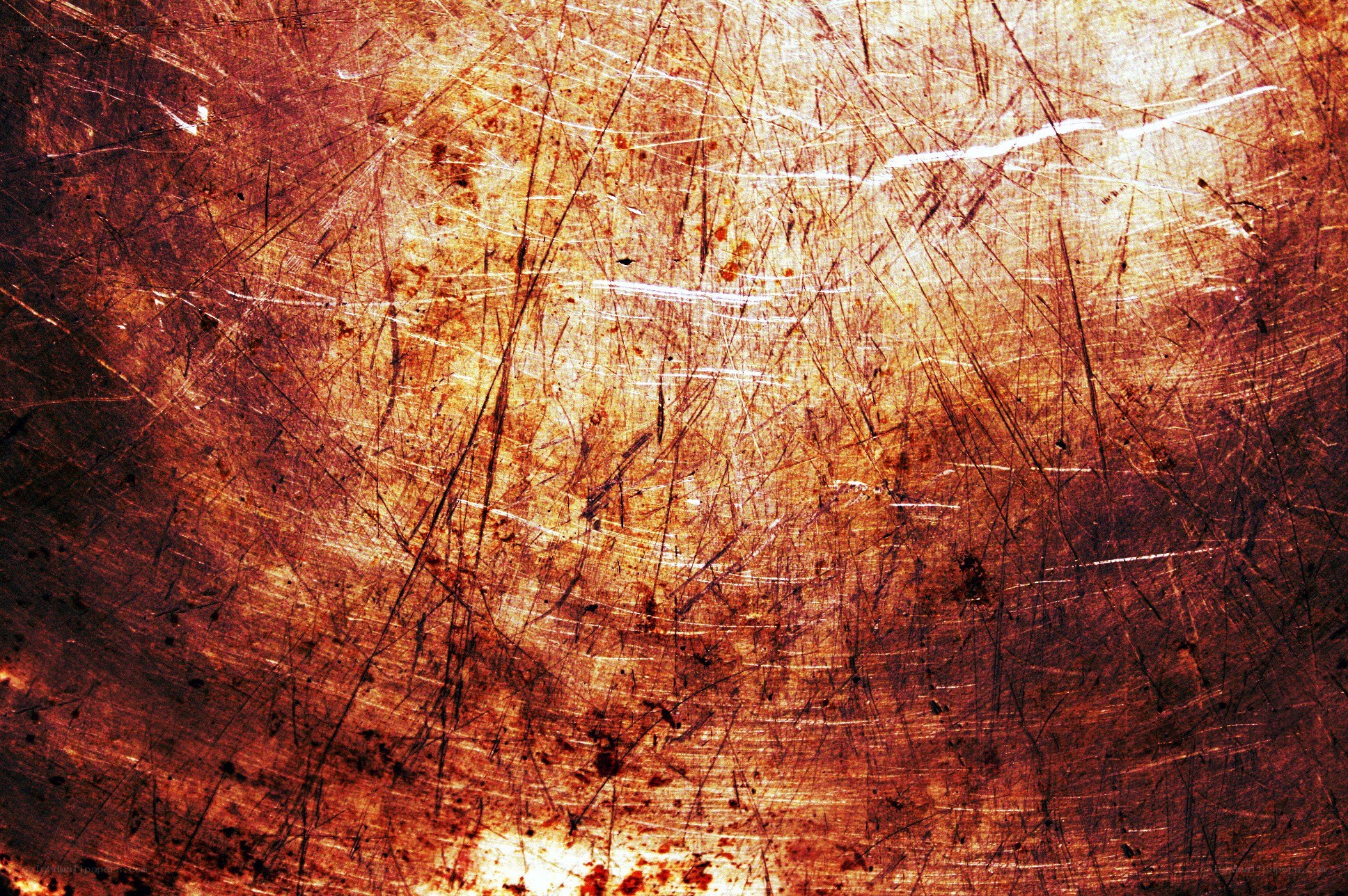 scratched metal surface