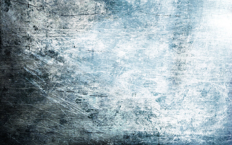 Scratched Metal Surface — Blue, Gritty, Photograph, Scrapes