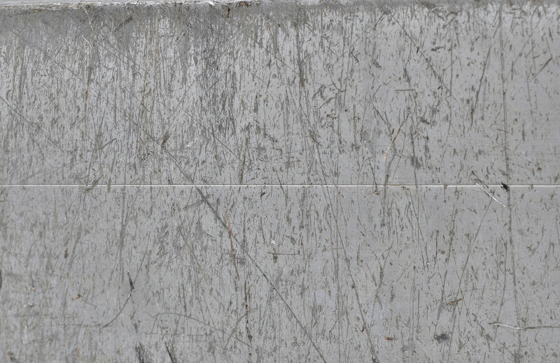 Scratched Metal Surface — Gray, Neutral, Photograph