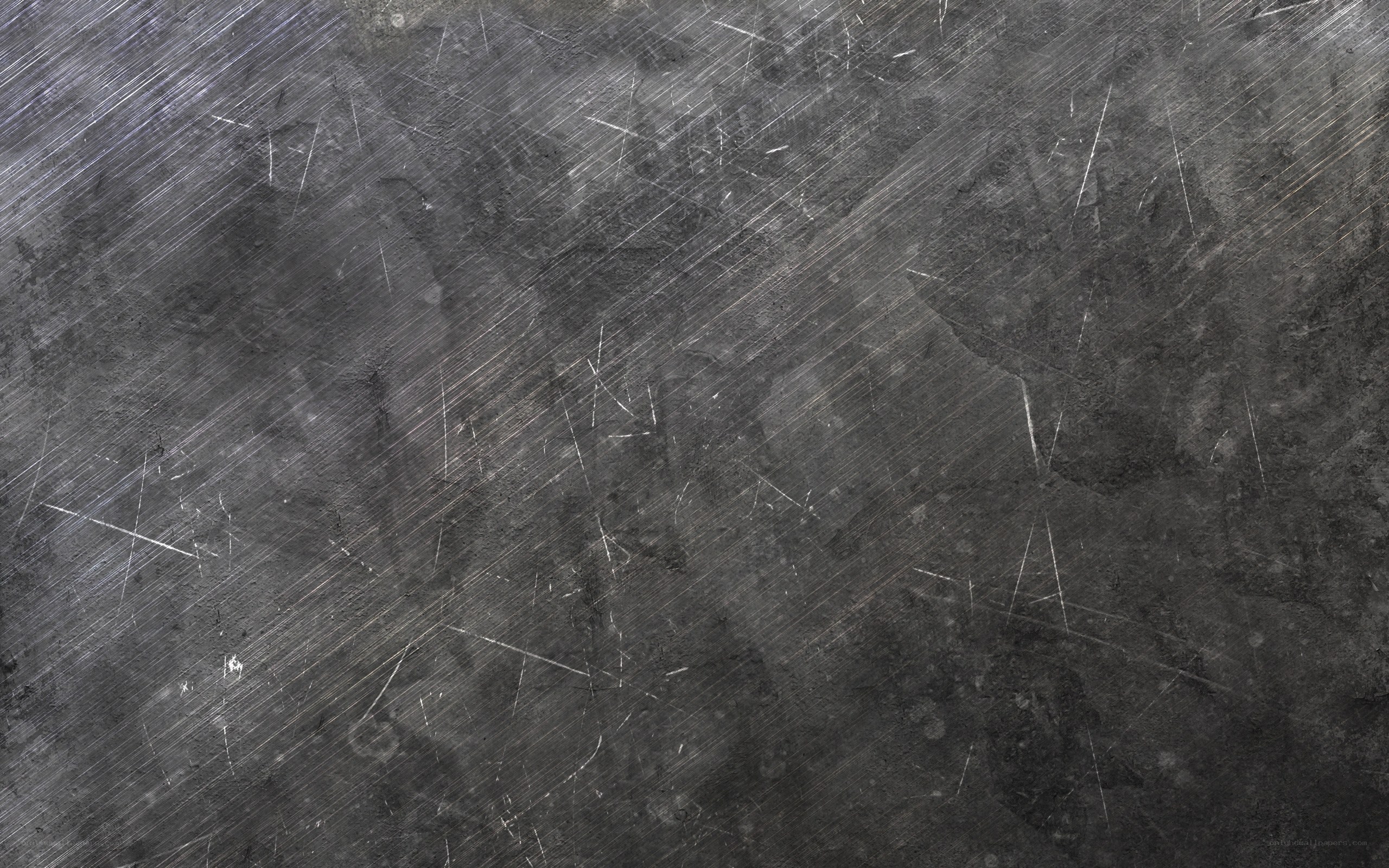 scratched metal surface