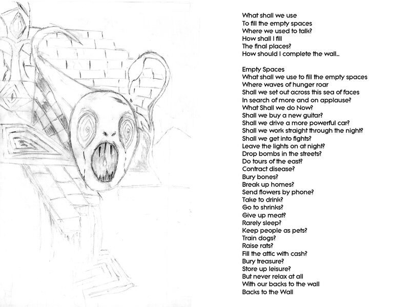 Screaming Creature Drawing