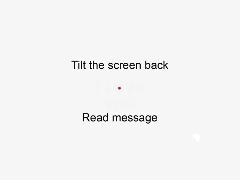 screen tilt instruction