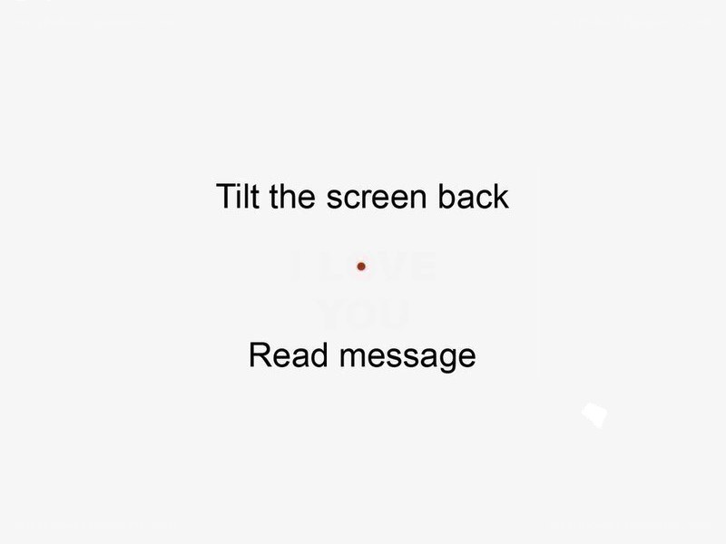 screen tilt instruction