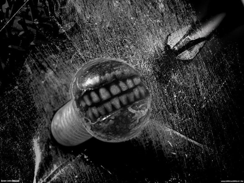 screw with teeth
