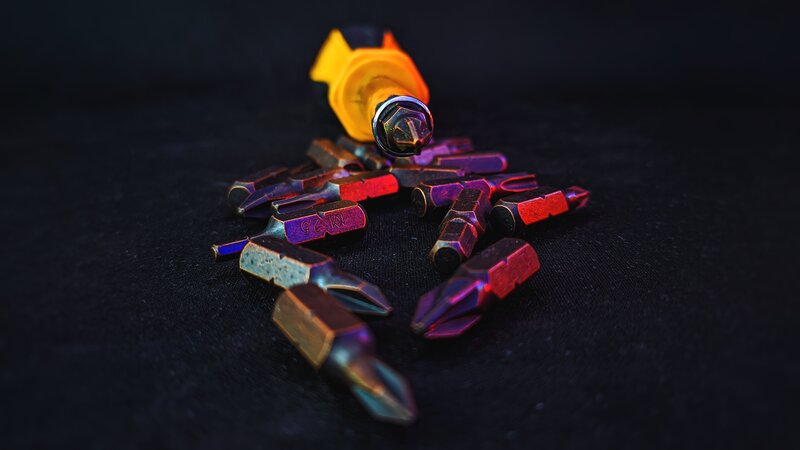 Screwdriver Bits and Handle