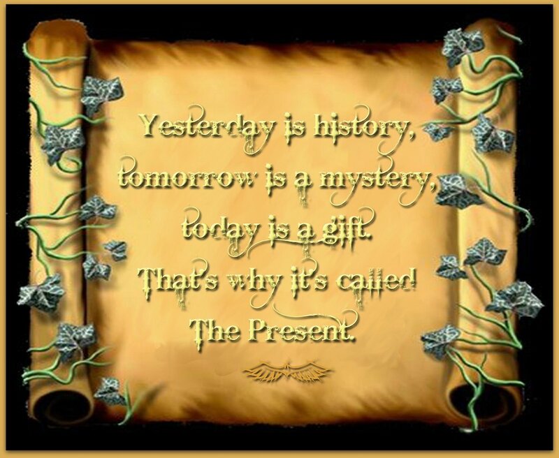 Scroll with Quote