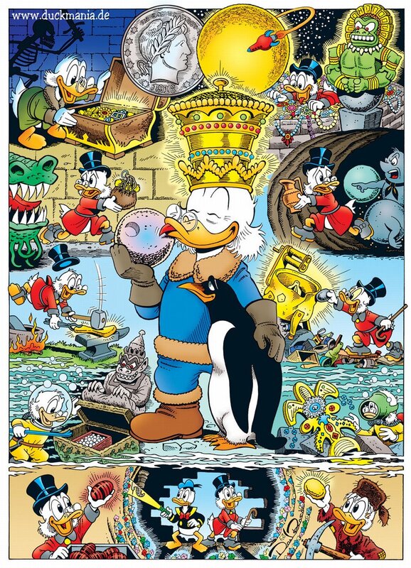 Scrooge McDuck's treasure adventures