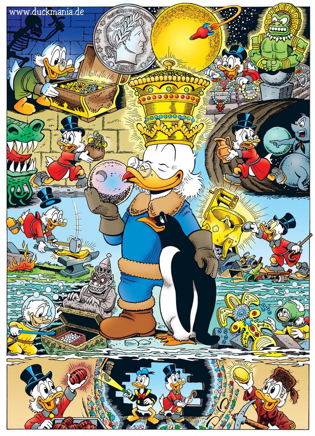 Scrooge McDuck's treasure adventures