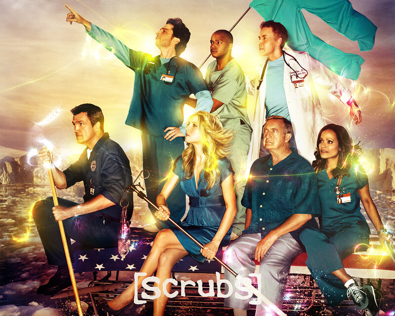 Scrubs cast promotional image