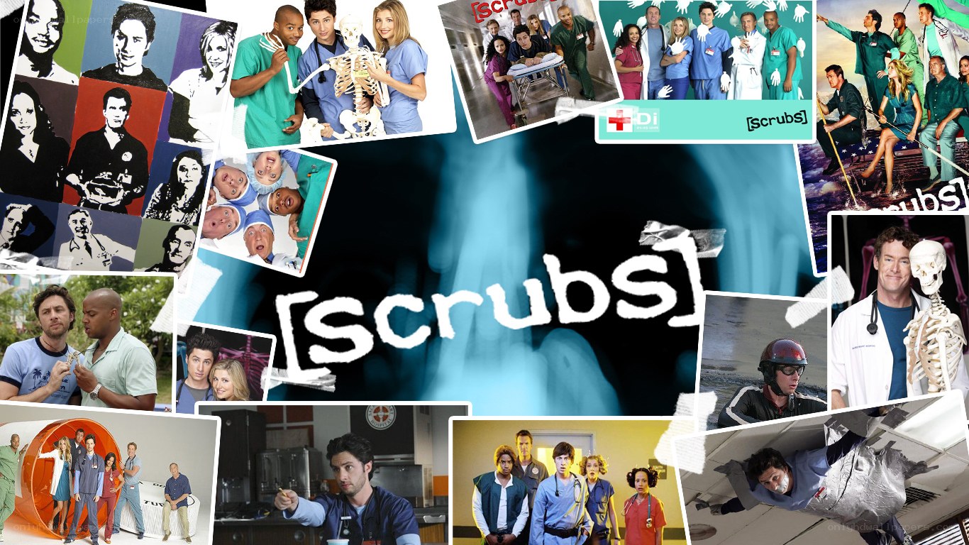 Scrubs TV show collage