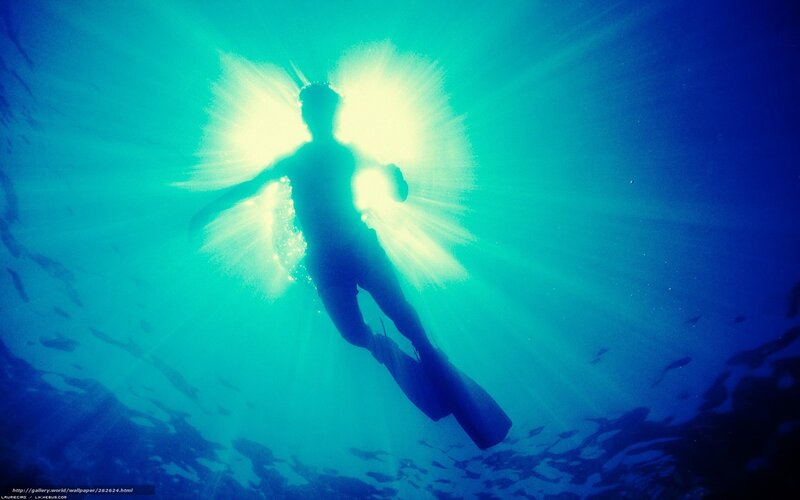 scuba diver underwater
