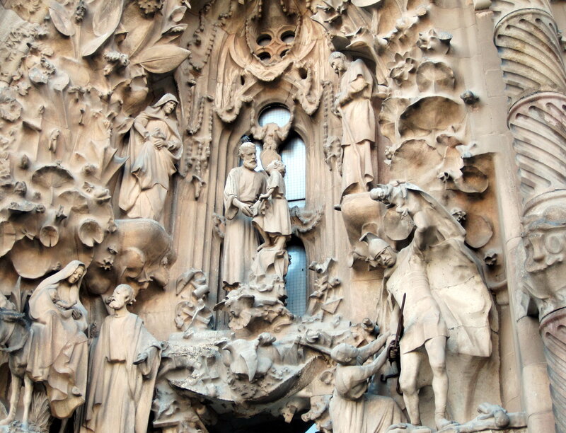 Sculpted Religious Scene