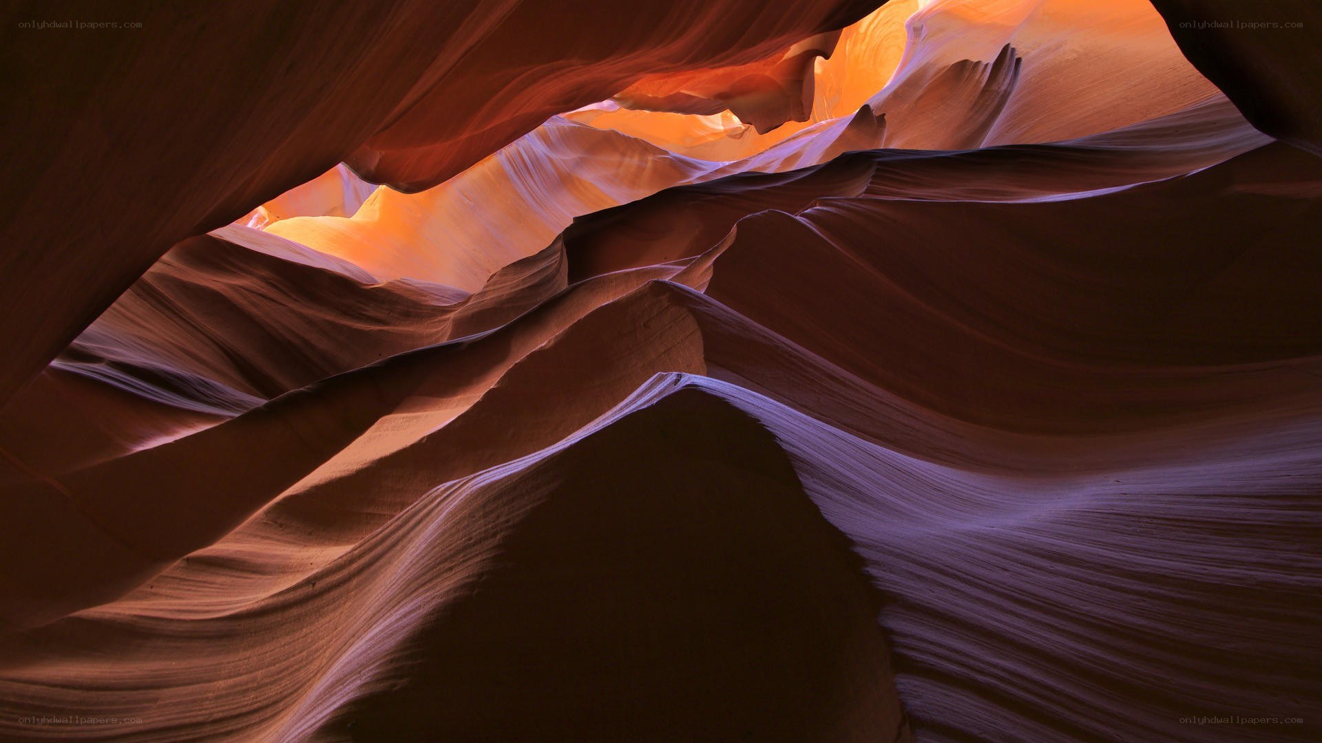 Sculpted sandstone canyon
