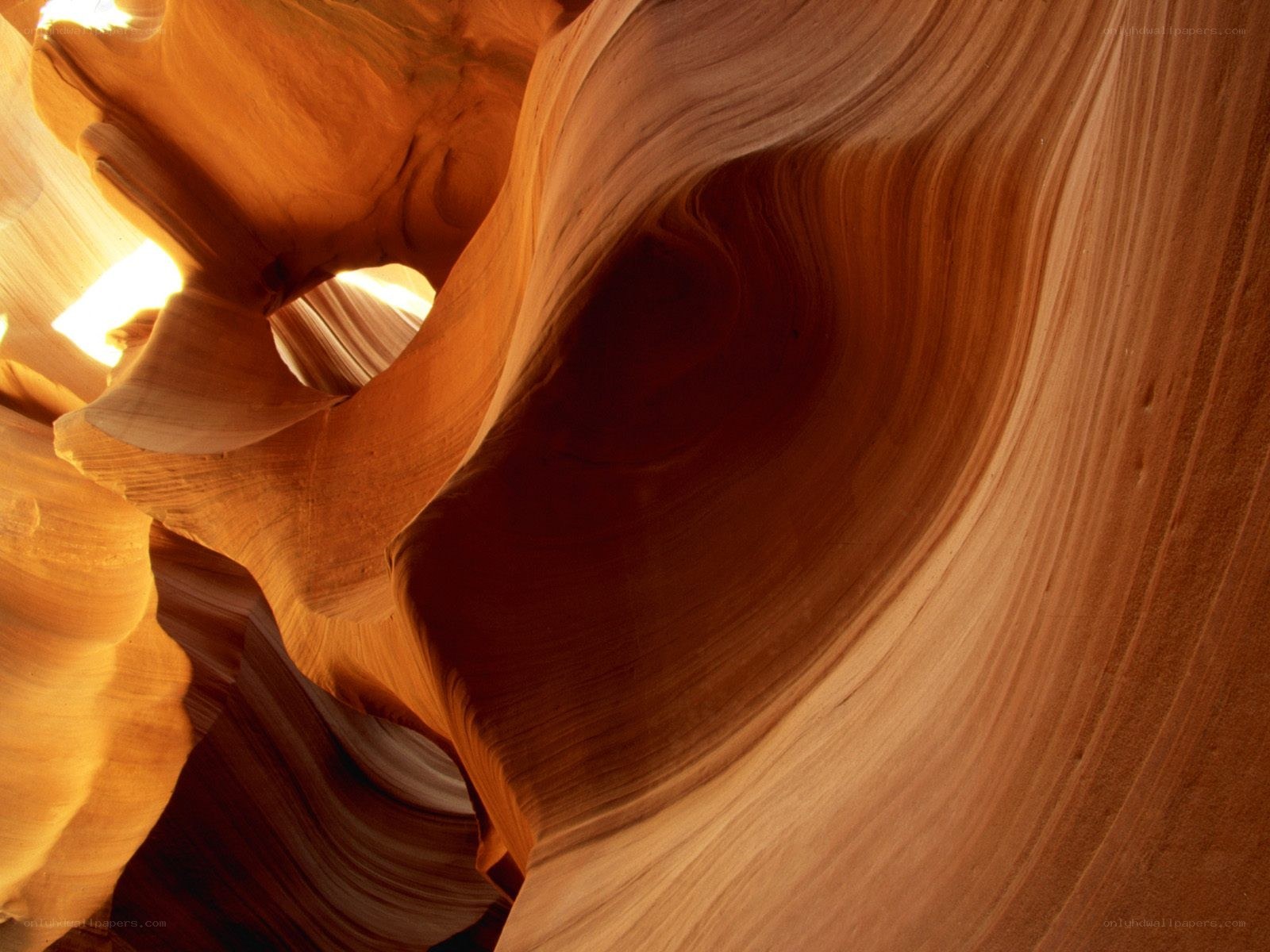 Sculpted sandstone canyon