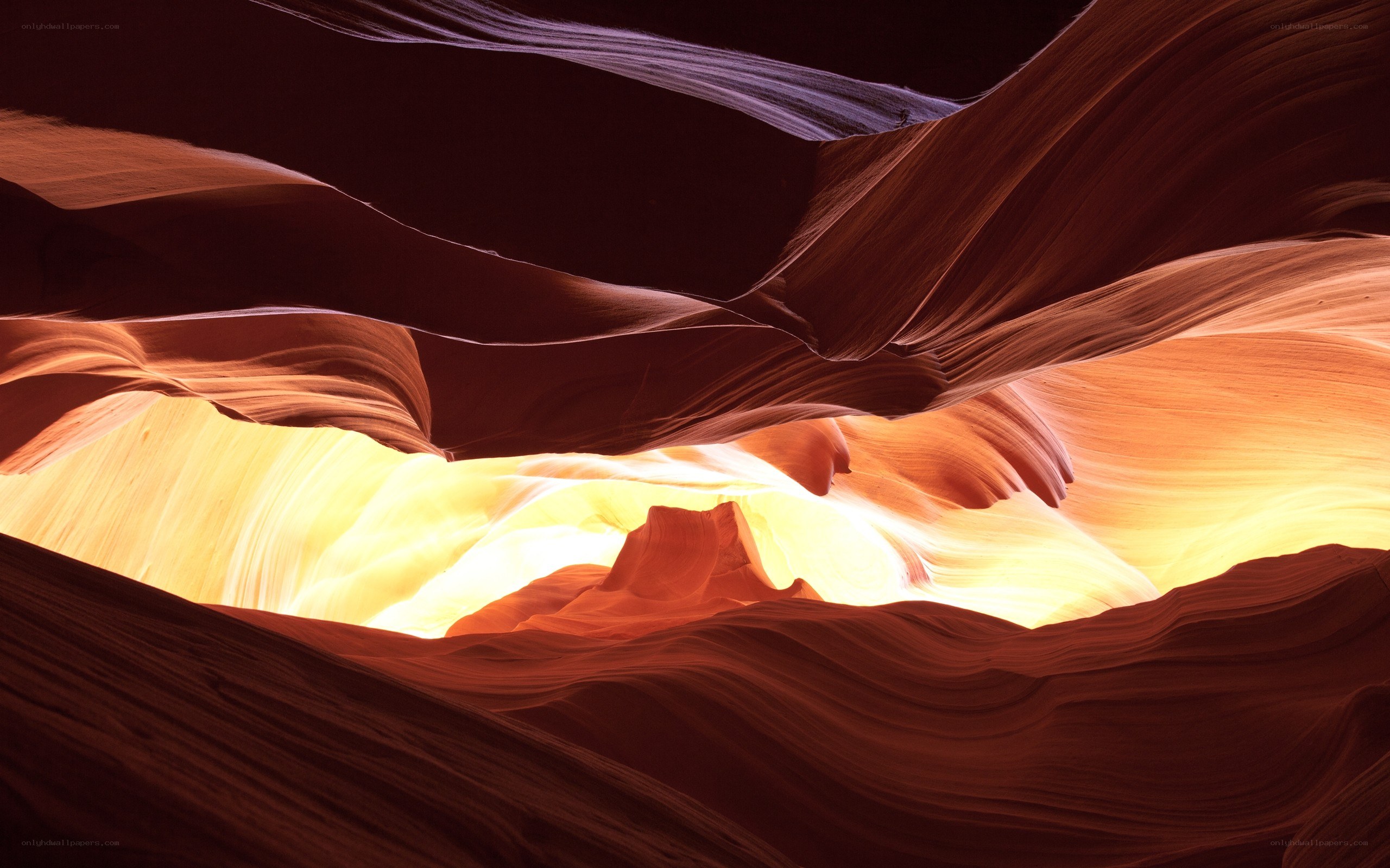 Sculpted sandstone canyon