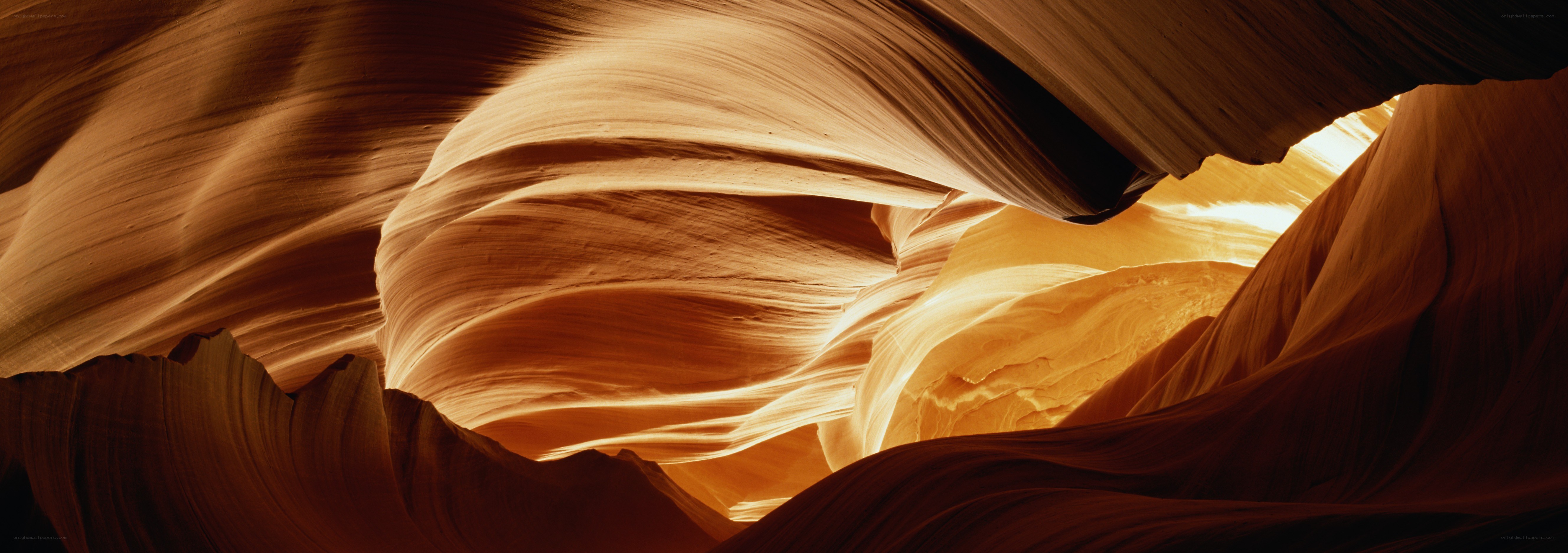 Sculpted sandstone canyon