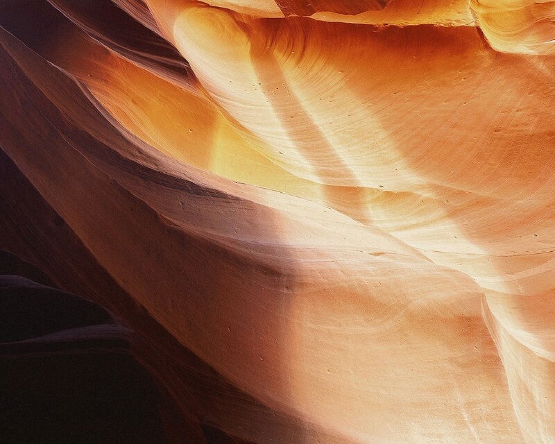 Sculpted sandstone canyon walls