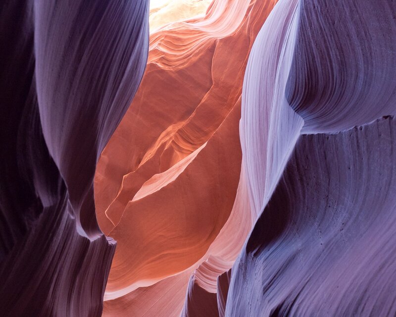 Sculpted sandstone canyon walls