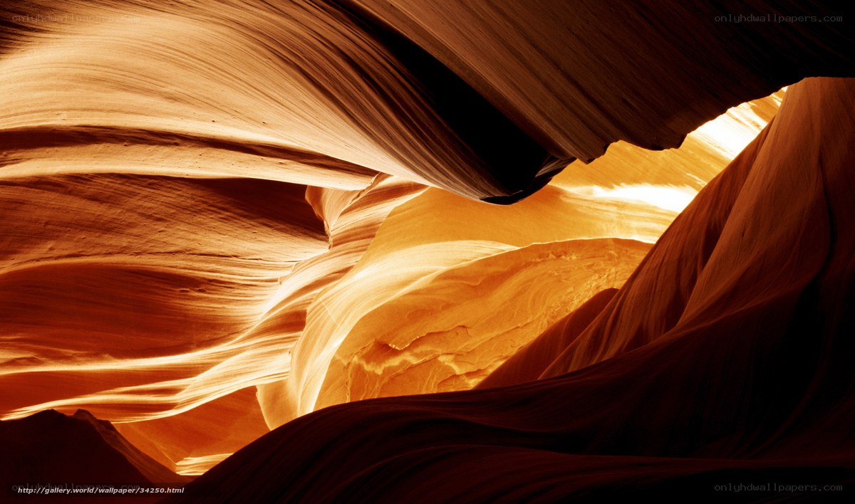 Sculpted sandstone canyon