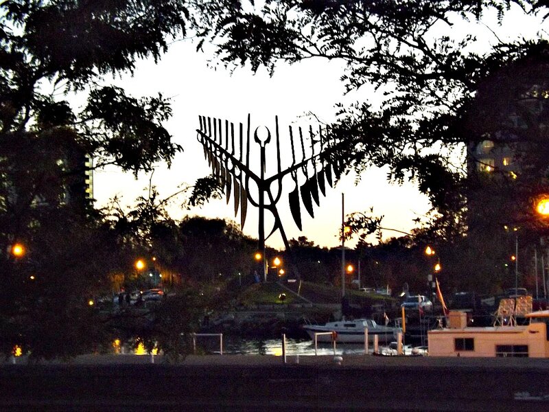 Sculpture at Harbor
