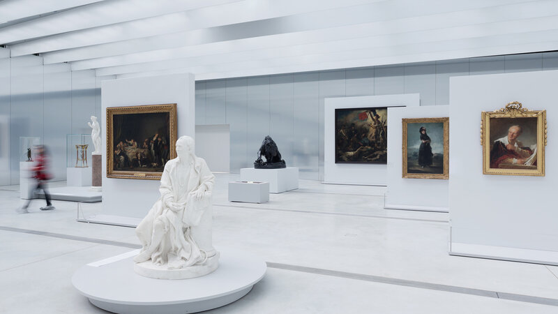 Sculpture in Art Gallery