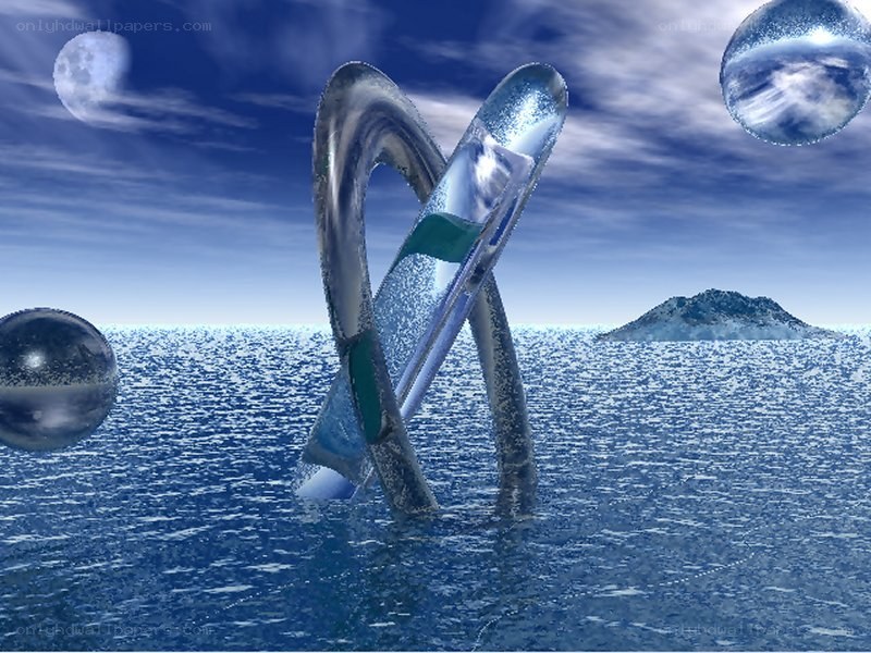 Sculpture in the ocean