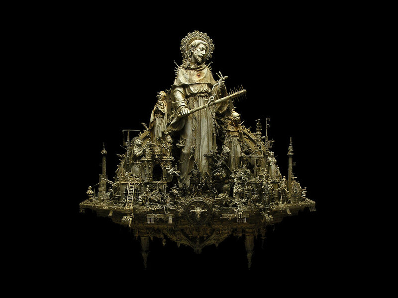 Sculpture of Saint Francis