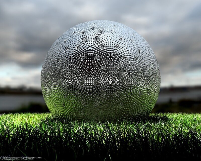Sculpture on grass