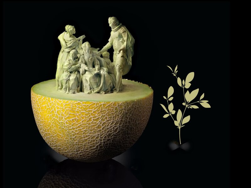 Sculpture on Melon