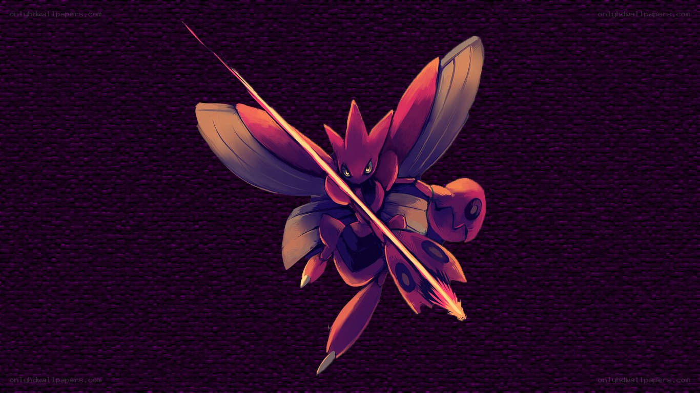 Scyther in flight