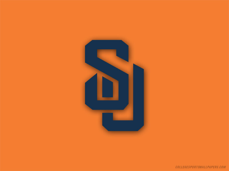 SDSU logo on orange background
