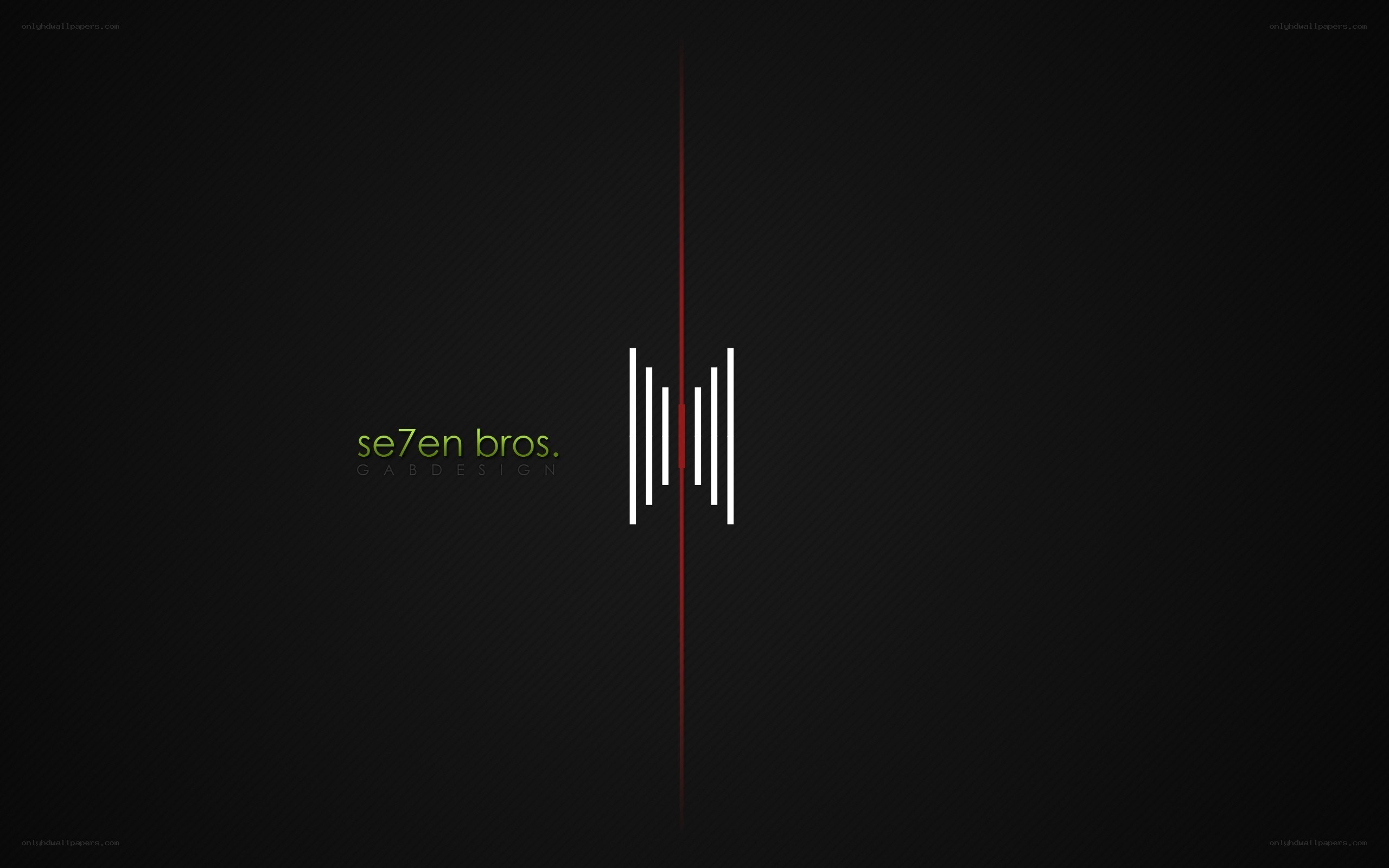 se7en bros logo design
