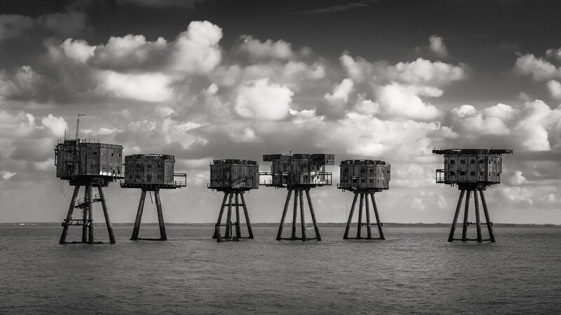 Sea Forts in Water