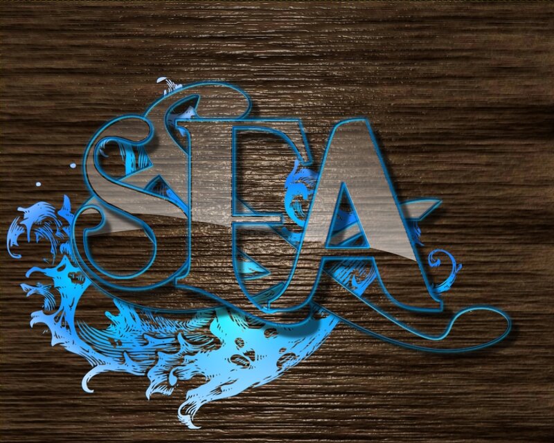 sea logo with wave design