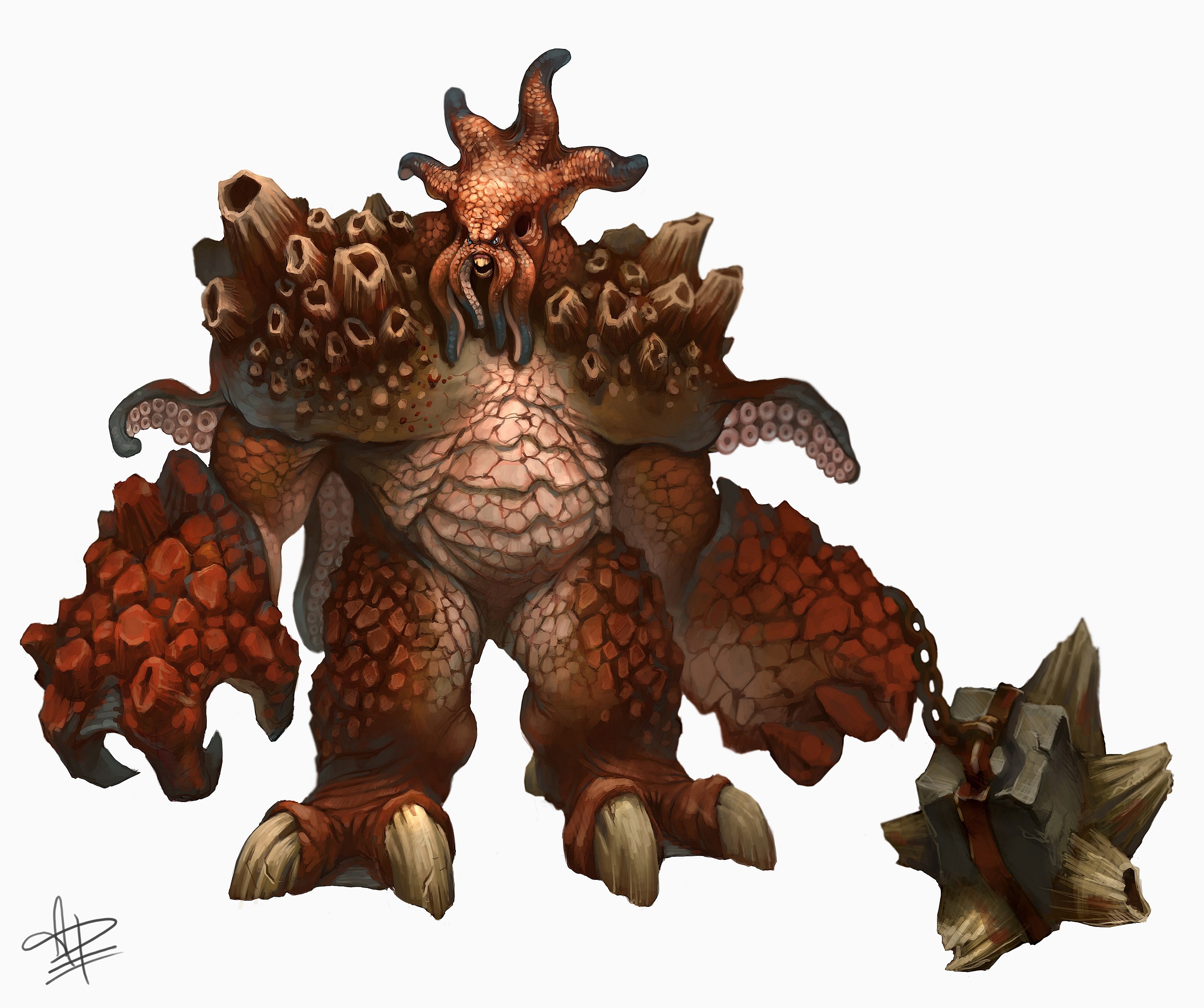 sea monster creature design