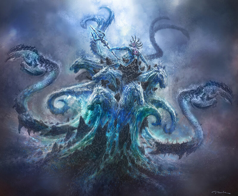 Sea Monster with Rider