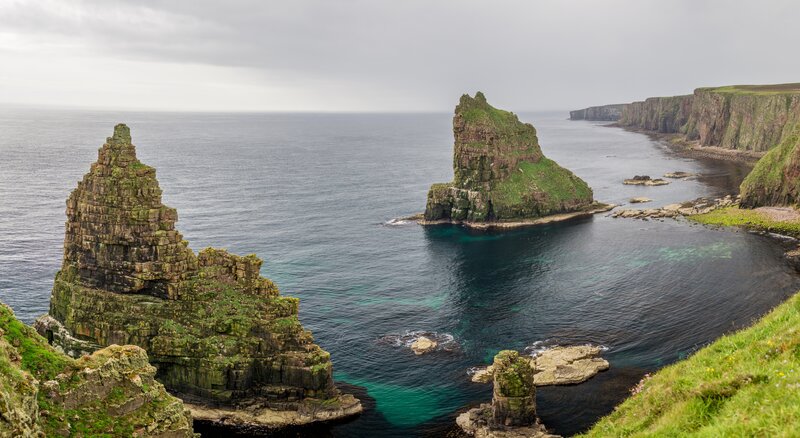Sea Stacks in Ocean
