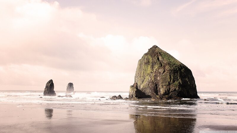 Sea Stacks on Beach