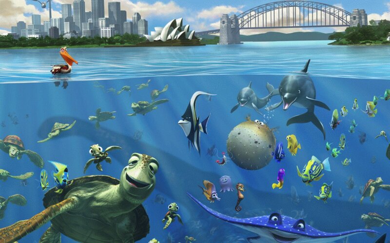 Sea Turtles and Fish