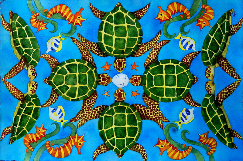 Sea Turtles and Seahorses