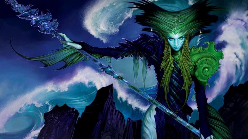 sea witch with trident