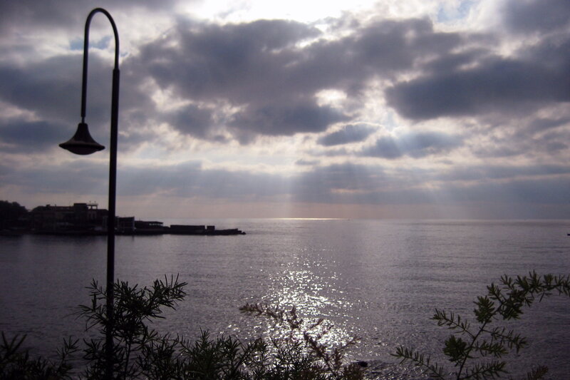 Sea with Sunbeams