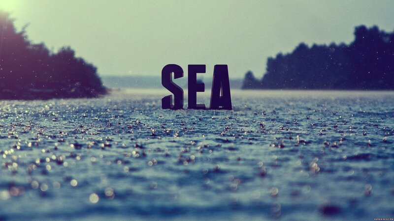Sea with Text SEA