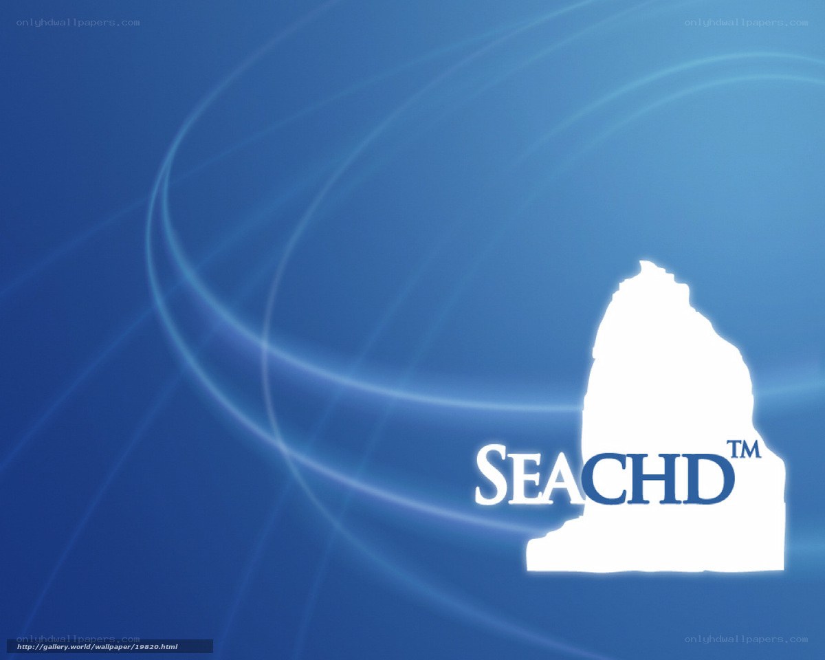 Seachd logo on blue background